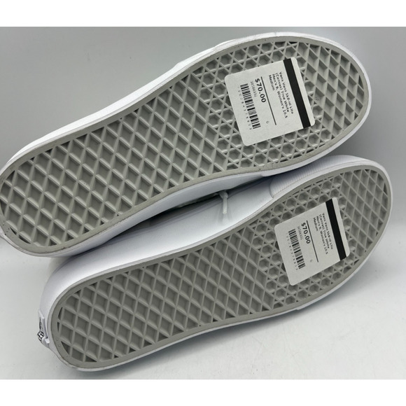 Vans Sk8-Hi Lite Sample White Canvas High Top Shoes Mens 9 Womens 10.5 RARE main image 6